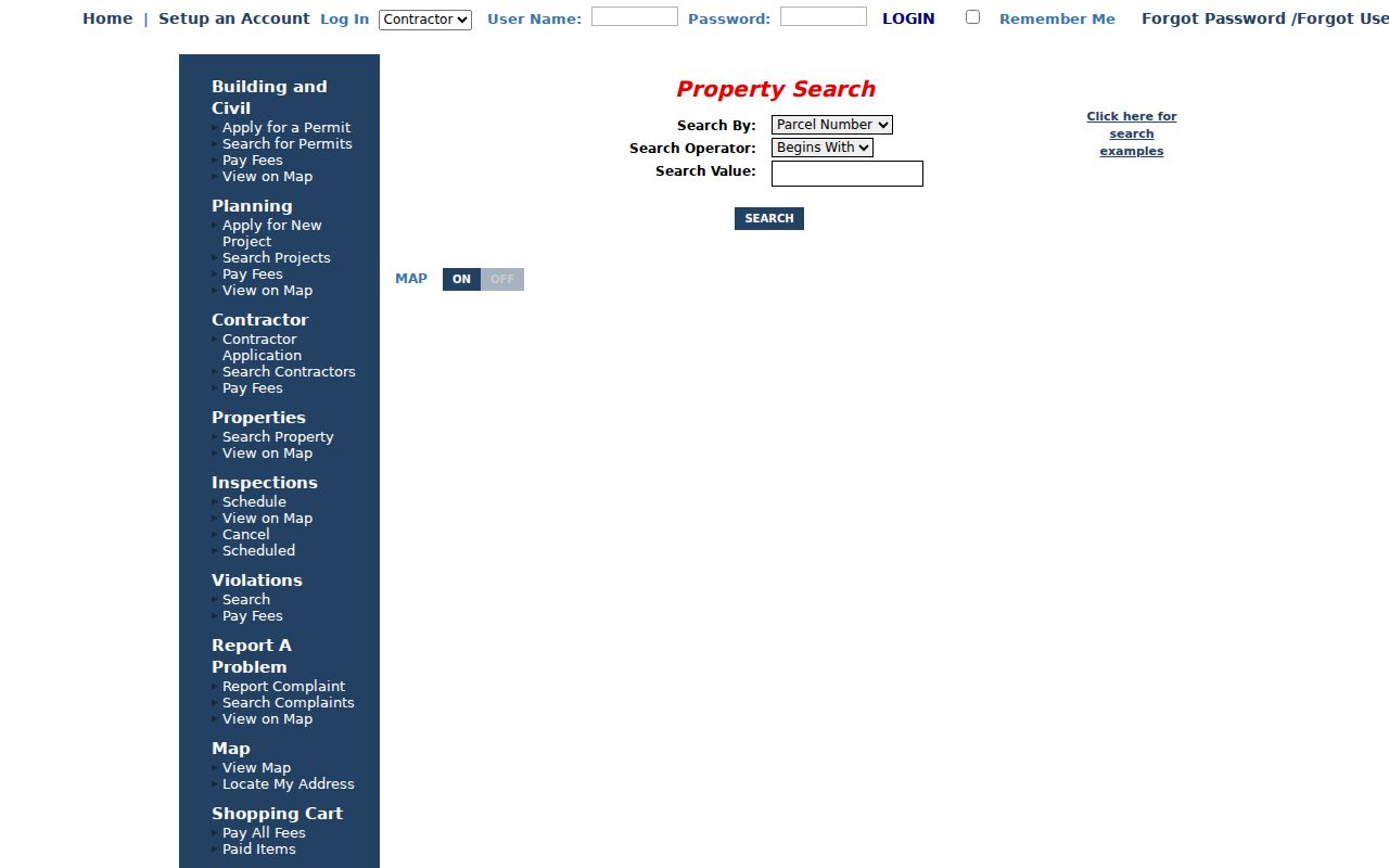 Mountlake Terrace street directory eTRAKiT property search
