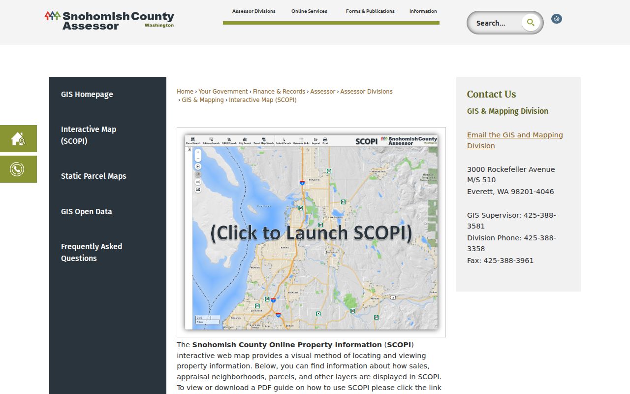 Mountlake Terrace residents directory SCOPI access